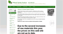 Desktop Screenshot of oakwellgardenproducts.co.uk